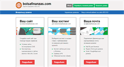 Desktop Screenshot of bolsafinanzas.com